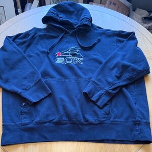 Chicago White Sox Hoodie XXL Antigua Navy Pullover Embroidered Logo